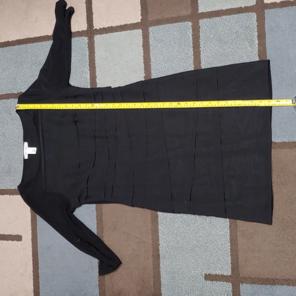 White House Black Market Sheer Tiered Front Dress S - Picture 13 of 14